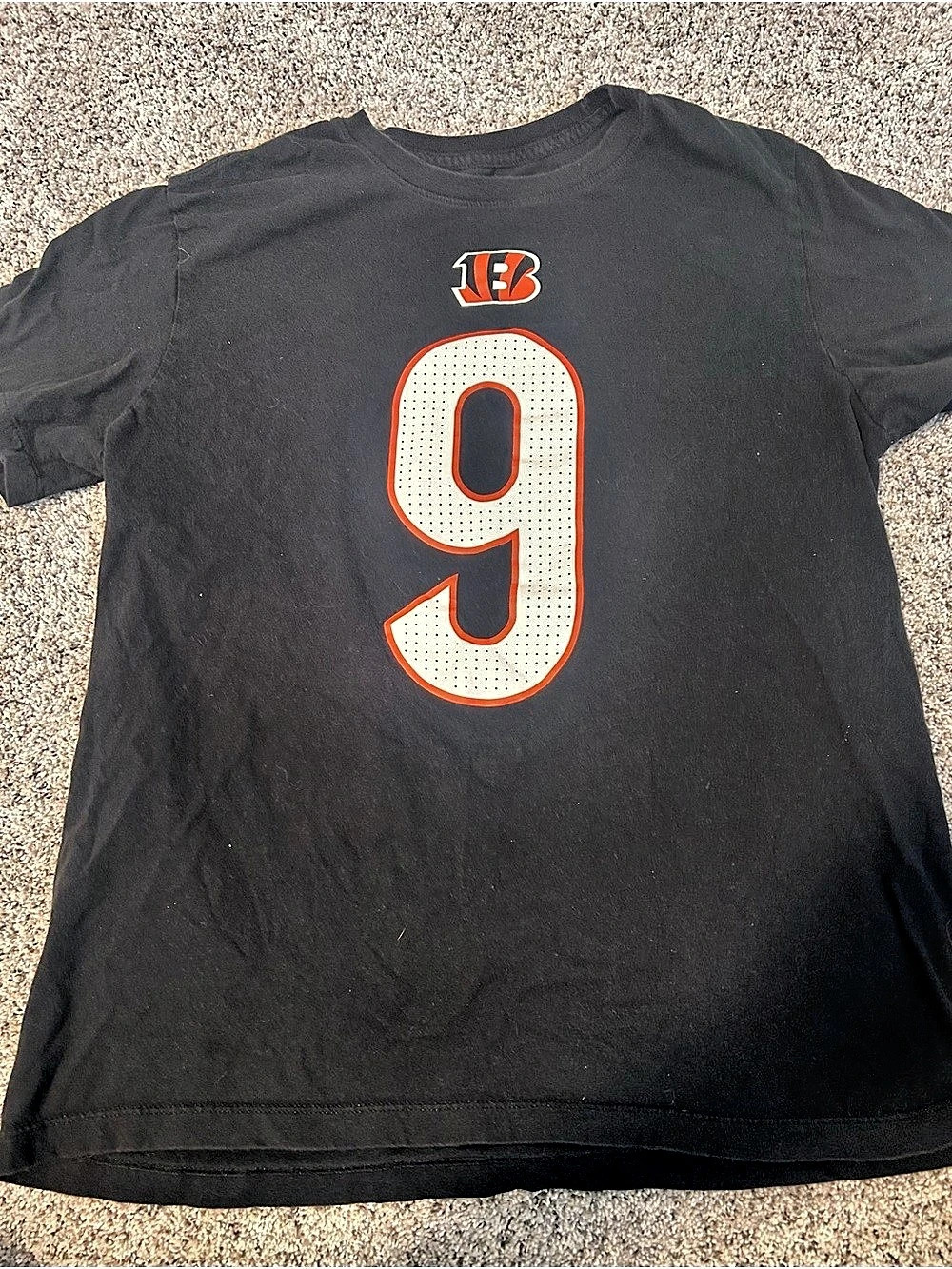 Nike Nike Burrow #9 Men's Black Football Tee